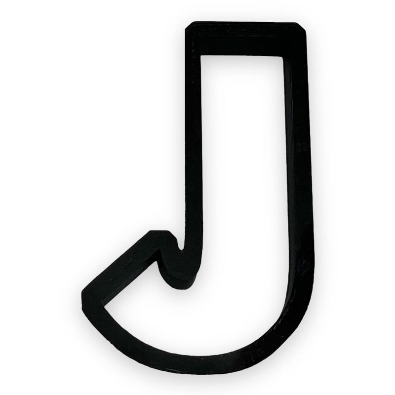 Bundle of Fun J Capital Block Letter Cookie Cutter with Easy to Push Design (3.5 inch) - Image 2