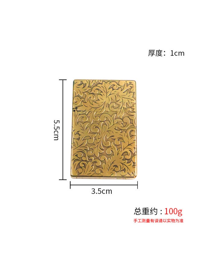 Zorro Brass Kerosene Lighter Integrated Waterproof Sealed Windproof Grinding Wheel Xiangyun Zodiac Dragon Creative Lighter Gift