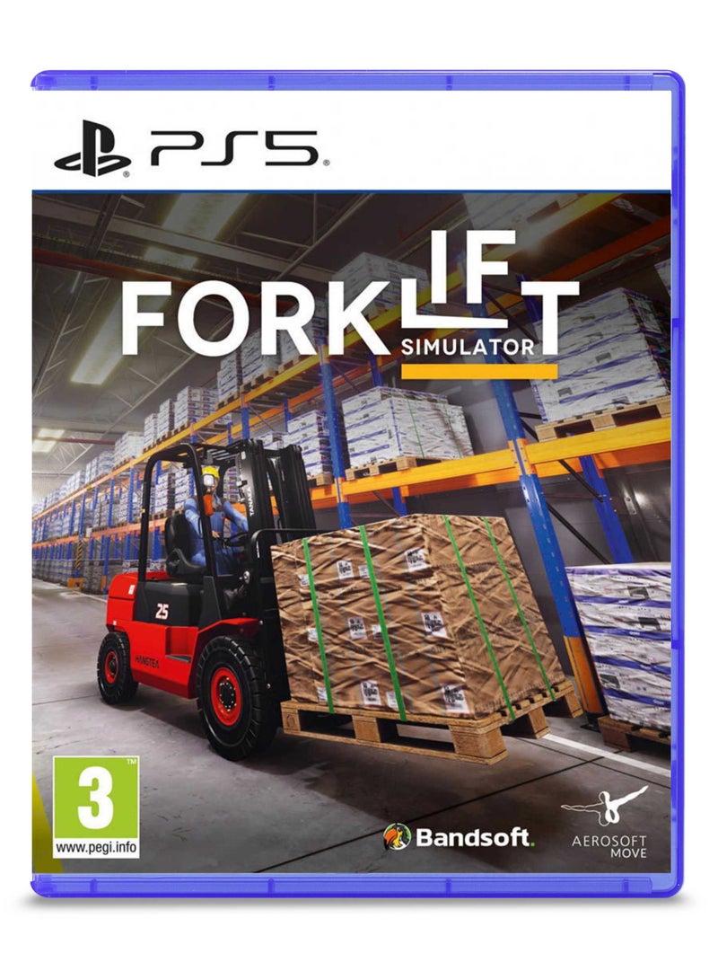 aerosoft Forklift Simulator PS5 - Warehouse Logistics Simulation Game - playstation_5_ps5 - Image 1