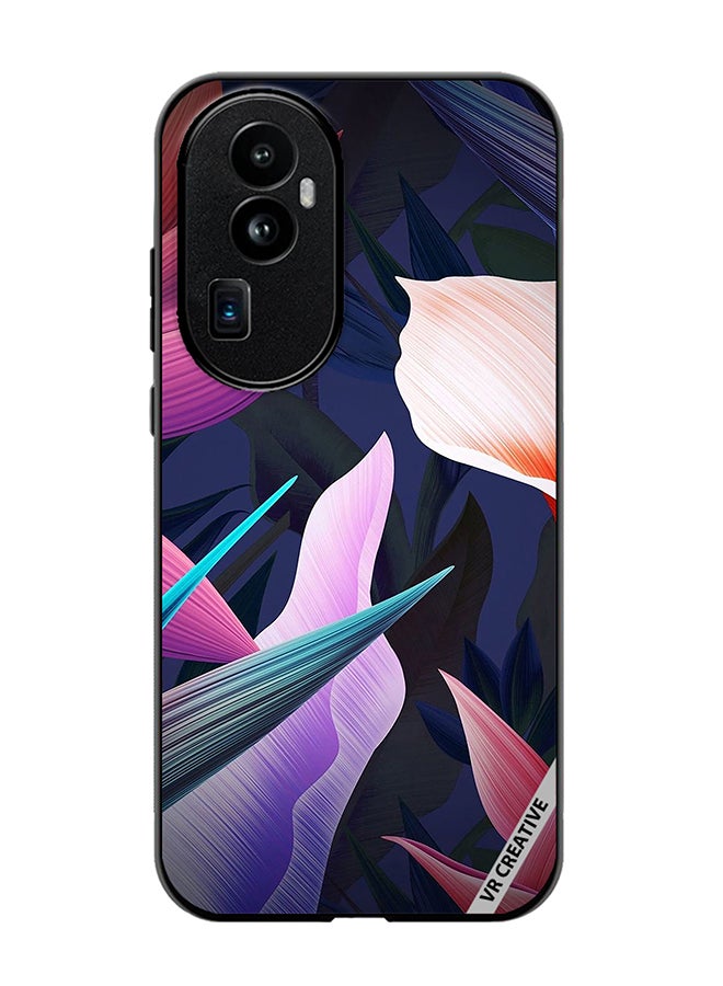 VR CREATIVE Protective Case Cover For Oppo Reno 10 Pro Plus Colorful Flowers And Leaves Design Multicolour - Image 1