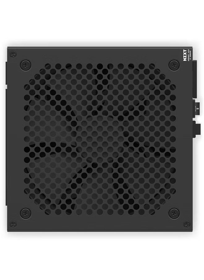 NZXT مزود طاقة ATX C850 850 وات كامل الوحدات، معتمد من 80+ Gold، مروحة ديناميكية سائلة مقاس 135 مم، تدفق هواء 93.02 CFM، وضع المروحة صفر دورة في الدقيقة، أسود  - Image 5