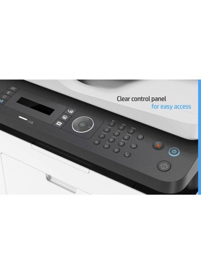 HP طابعة الليزر متعددة المهام بالألوان 179fnw للطباعة والنسخ والمسح الضوئي والفاكس [طراز 4ZB97A] 30.8x42.1x42.4سم أبيض - Image 4
