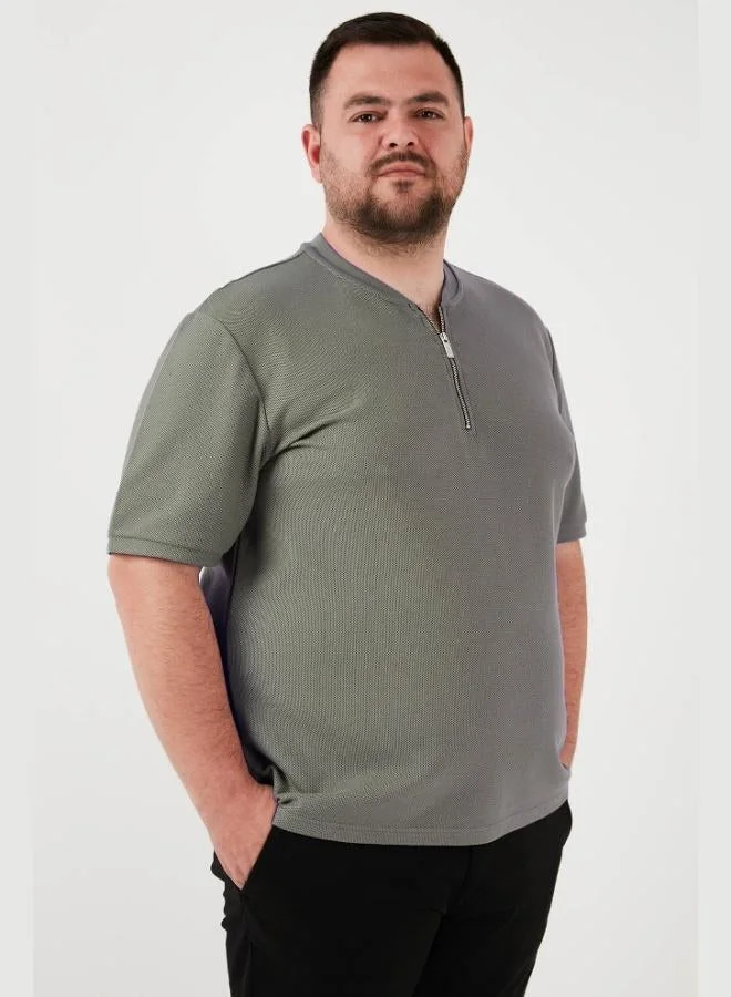 Buratti  Buratti Plus Size Cotton Regular Fit T Shirt Men's T-Shirt 5902653B for Men | Best Price UAE