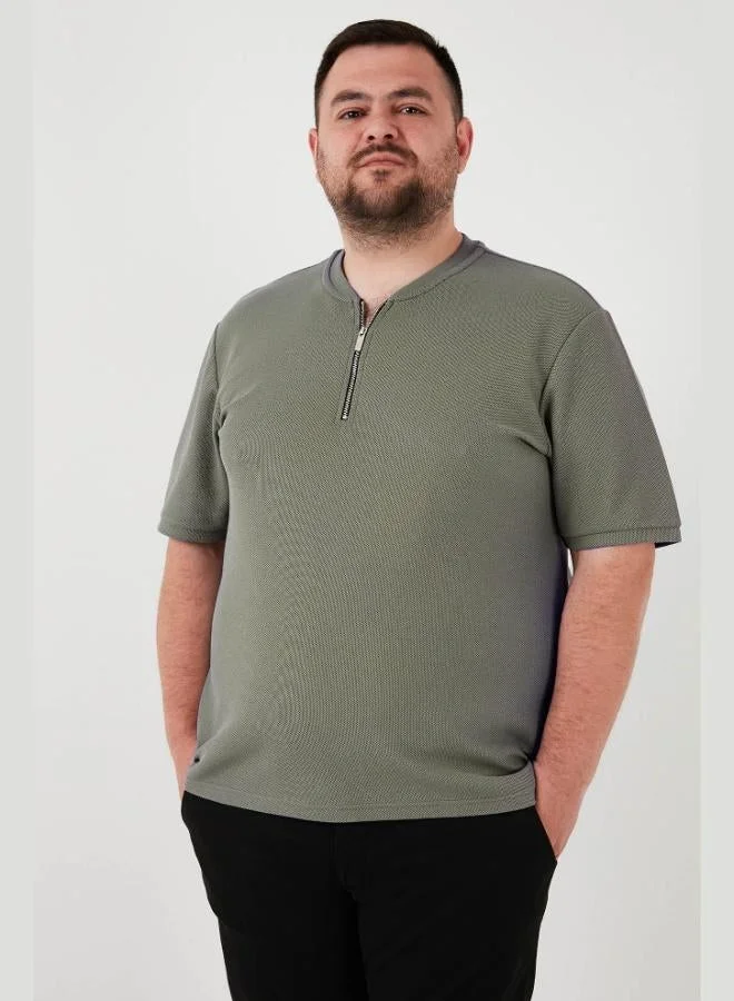 Buratti Plus Size Cotton Regular Fit T Shirt Men's T-Shirt 5902653B