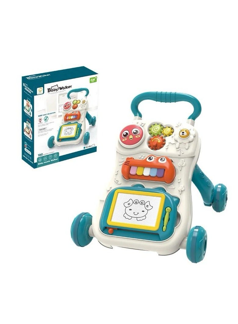 DEHKAH 3 In 1 Baby Push Walker With Detachable Plate, Walking Toys - Image 1