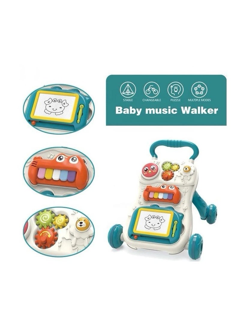 DEHKAH 3 In 1 Baby Push Walker With Detachable Plate, Walking Toys - Image 4