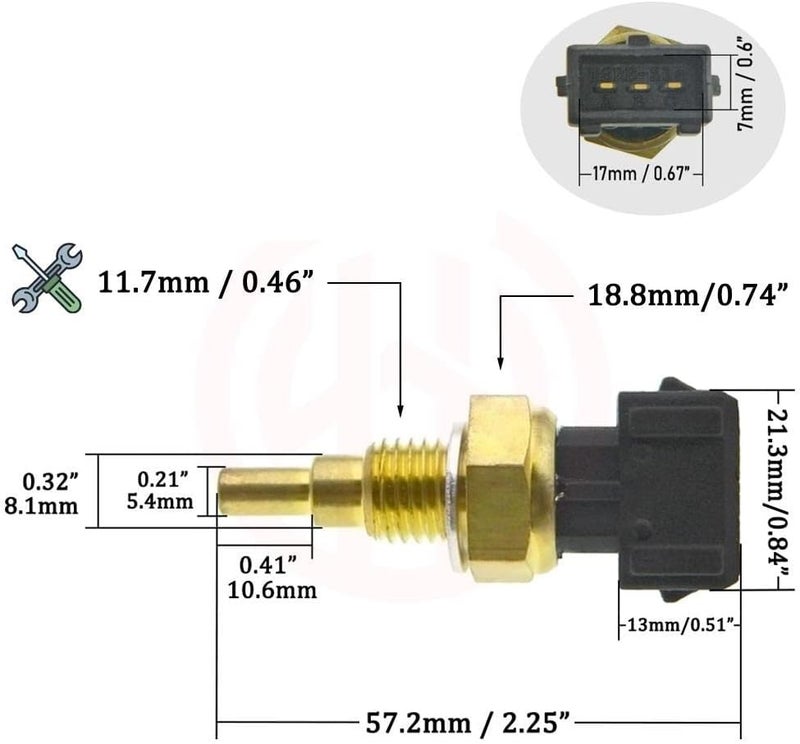 Sensor Engine Coolant Water Temperature Sensor Compatible Car for DFM Dongfeng for Chery QQ - Image 4