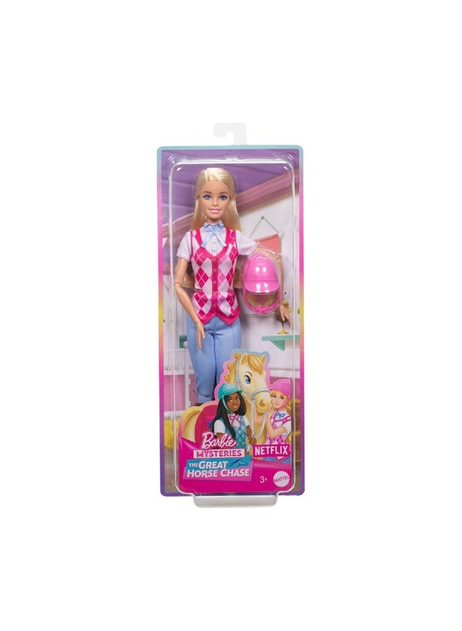 Barbie Mysteries: The Great Horse Chase Malibu Doll with Riding Clothes & Accessories - Image 4