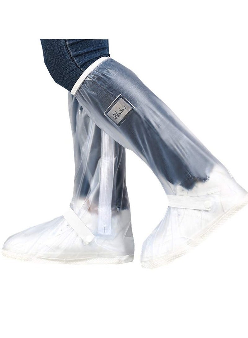 SYOSI Overshoes Rain Boots Waterproof Anti-Snow Shoe Covers Reusable Rain Boots Protective Gear for Men and Women  XL - Image 1