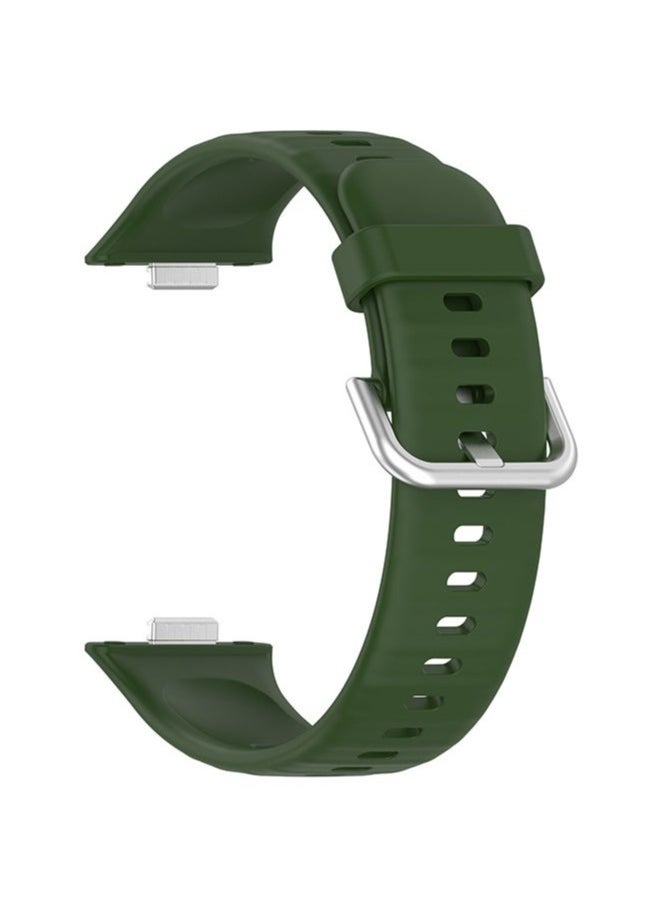 HW 3 Piece Huawei Watch Fit 3 Silica Gel Replacement Band Huawei Watch Fit 3 24mm Sport Silicone Strap  - Image 4