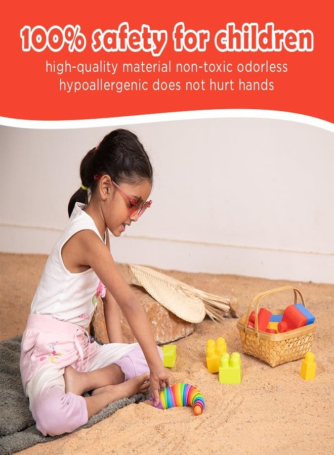 لعبة أبلي الحسية على شكل حلزون قوس قزح، مفاصل مرنة مع أصوات طقطقة، لتخفيف التوتر ودعم القلق - Image 5