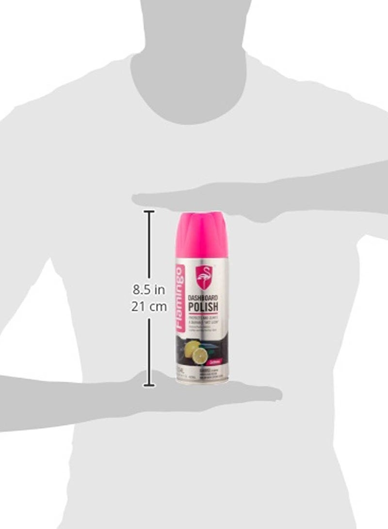 Flamingo car dashboard polish spray with lemon - 450 ml - Image 3