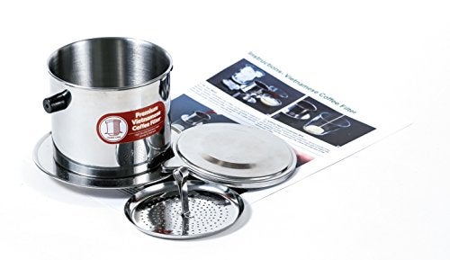 Thang Long 2 Pack Vietnamese Coffee Filter Brewer. Great for travel and camping, 11oz large, Gravity Insert - Image 2