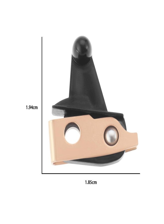 Micro Traders ملحقات مفتاح الطاقة لمقص الشعر Micro Traders 2PCS متوافقة مع Wahl Senior ومتوافقة مع Magic 1.85x1.94cm بديل مفتاح الطاقة أداة الشعر باللونين الأسود والذهبي - Image 4