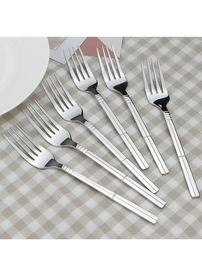 Saedy 12 Piece Dessert Forks, Stainless Steel Salad Fork Set - Image 4