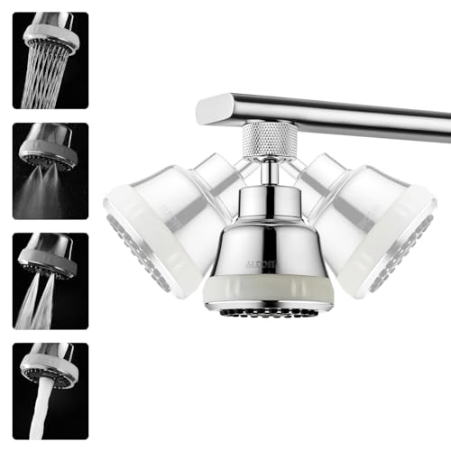 ALTON, ALD845, ABS, 4-Function, Tap Extender for Kitchen Sink | 360 Degree Rotation | Kitchen Faucet Sprayer | Fits F22, M24 mm taps and Pull-Down Sprayer - Image 1