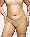 STRAWBERRY WEEKS LEAKPROOF20 Seamless Bikini Period Underwear for Women Period Panties Holds 6 Tampons Mild Incontinence Leak Proof Underwear XXSXS Beige - Image 4