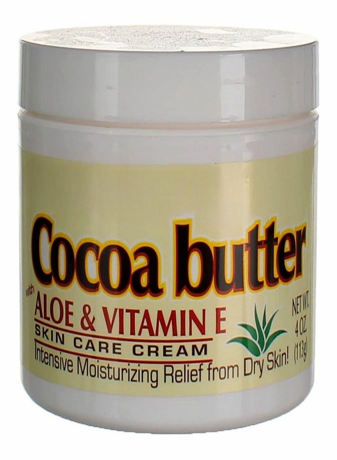 Cocoa Butter Cream, Aloe & Vitamin E Cream 4 oz