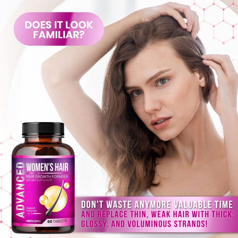 NutraPro Hair Growth Vitamins for Women - Hair Vitamins for Thinning Hair for Women .Regrow & Regrowth Hair Supplement with Dht Blocker,Biotin & Saw Palmetto for Women.Volumize,Thicker,Longer Hair. - Image 4