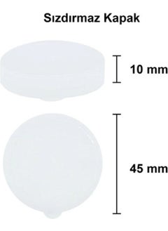 Milea Transparent Glass Milk Ayran Lemonade Soft Drink Bottle with Leak Proof Cap 1000 ml  - Image 3