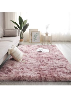 ZCM-HAPPY Modern Style Area Rug Non-Slip Super Soft Touch Living Room Bedroom Kitchen Decoration Of Carpet Floor Rug Fluffy Long Pile Rectangular 140x200cm  - Image 1