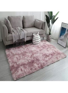 ZCM-HAPPY Modern Style Area Rug Non-Slip Super Soft Touch Living Room Bedroom Kitchen Decoration Of Carpet Floor Rug Fluffy Long Pile Rectangular 140x200cm  - Image 2