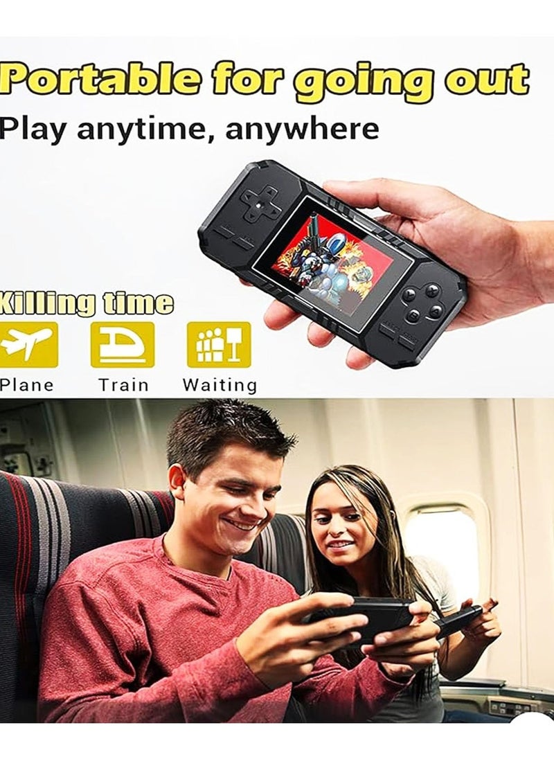 Retro Mini Handheld Game Console, 520 Classic Games, 3.0 inch Screen, Rechargeable Battery, Portable, TV Connectivity