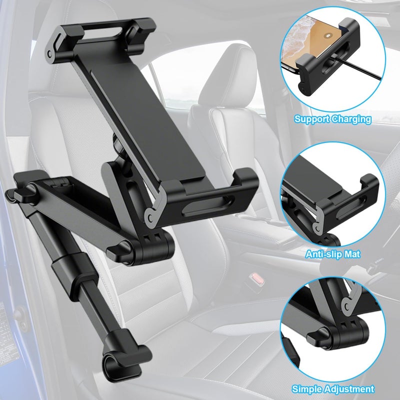 Azushwer Car Tablet Holder - 360° Rotating Back Seat Mount for iPad, Samsung, Switch, Kindle, and Cellphones - Image 5