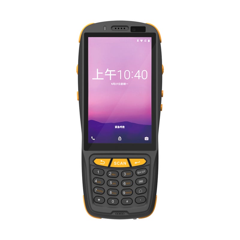 Android 9.0 Barcode Scanner PDA Handheld POS Terminal Inventory Machine 1D/2D/QR Scanner with 4 Inch Touchscreen Support 2/3/3G WiFi BT Mobile Computer NFC Function for Warehouse Inventory Logistics - Image 1