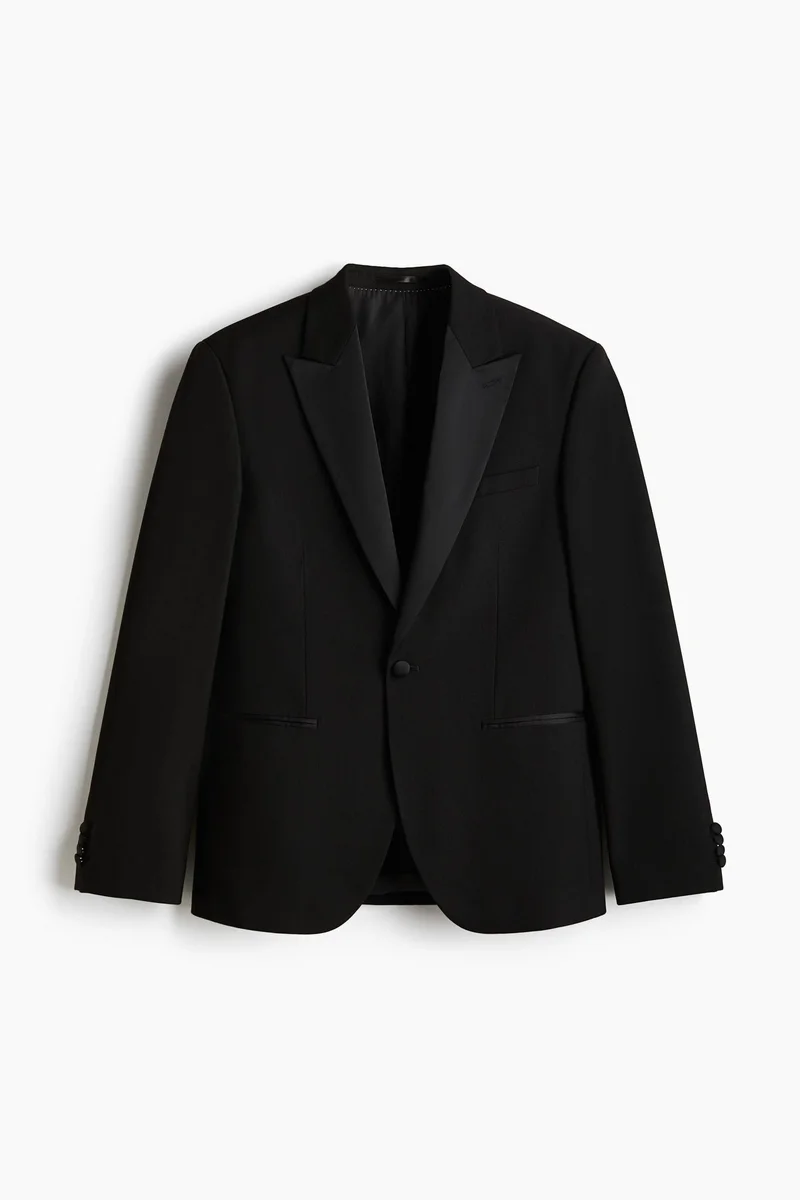 H&M Slim Fit Single-breasted tuxedo jacket