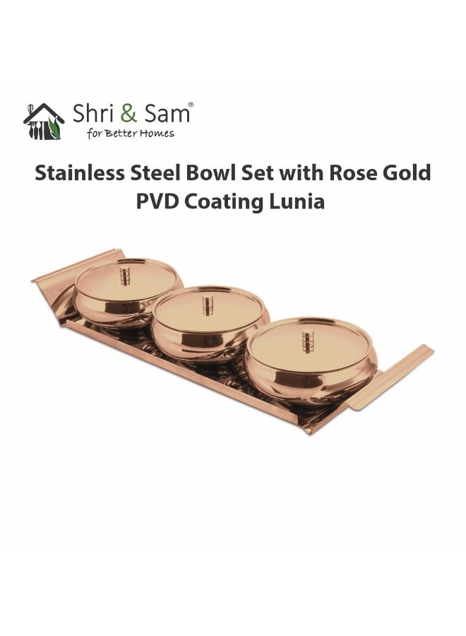 Shri & Sam Stainless Steel, Lunia (Rose Gold) - Image 4