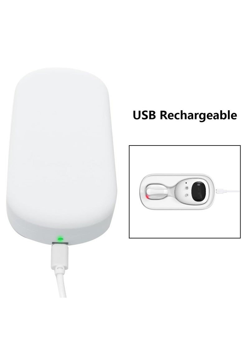 والالا نظام إنذار التبول اللاإرادي، جهاز إنذار التبول اللاإرادي القابل لإعادة الشحن عبر USB مع صوت واهتزاز قوي، جهاز استشعار سلس البول اللاإرادي مع 3 أوضاع تذكير للأطفال والبالغين وكبار السن - Image 5