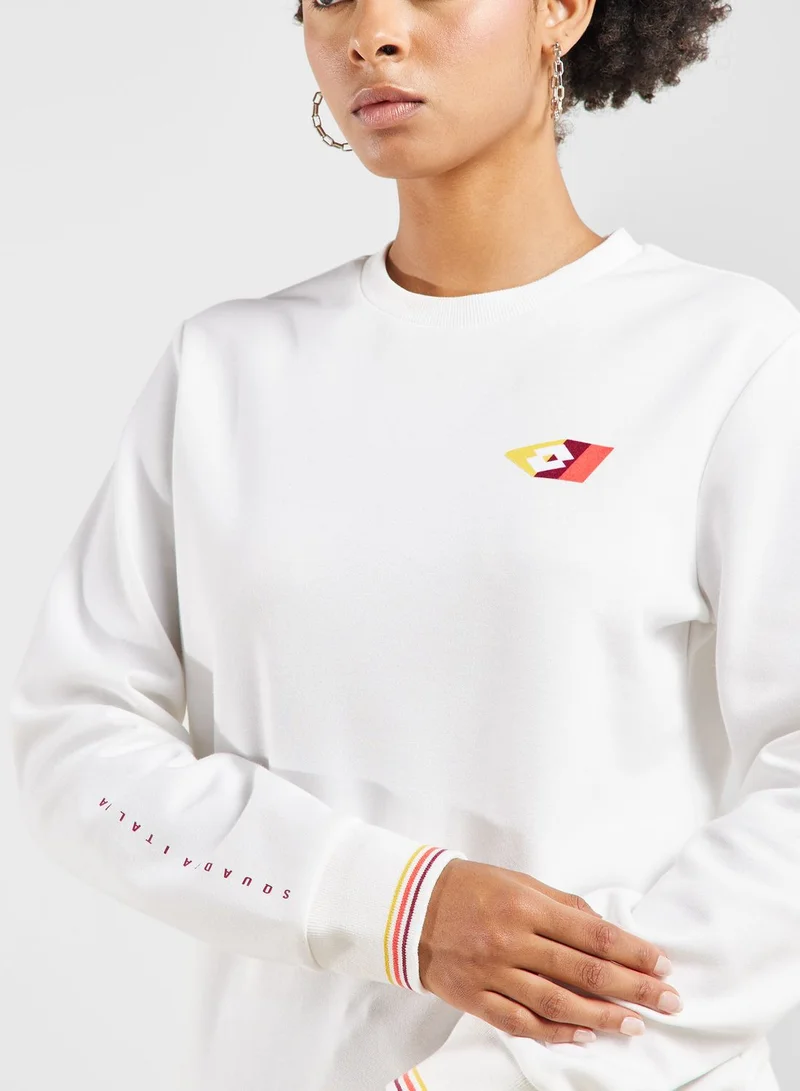 Lotto Sports Athletica Classic  V Seat Rn Sweatshirt