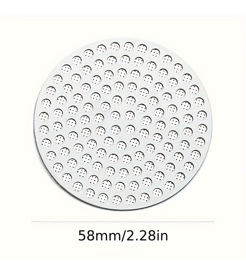 1Pc 58Mm Coffee Portafilter Screen Reusable 304 Stainless Steel Puck Filter Accessory - Image 4