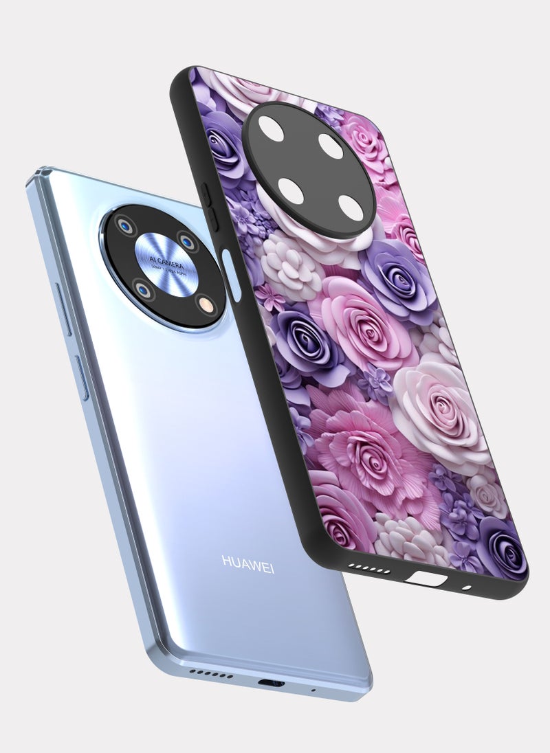 PXLAAT Huawei Y90 case cover Flowers - Image 2