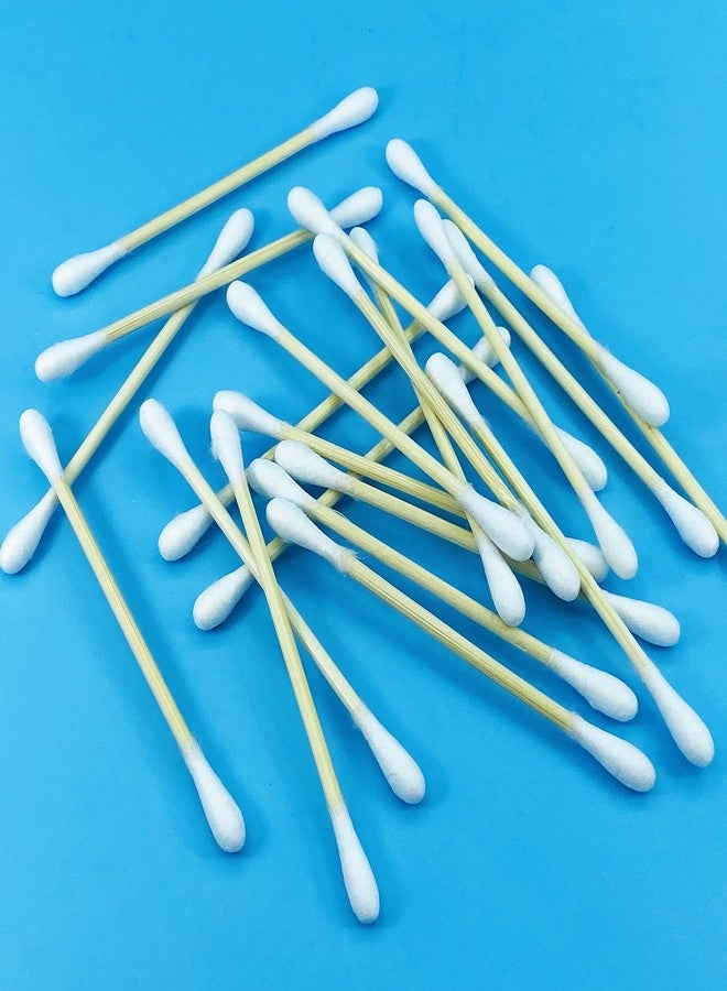 CGR 1050pcs CGR Organic cotton Swabs, 100% Cotton Double-Tipped, Bamboo Sticks(compostable), Travel Pack(3 Pack of 350 Swabs Total) - Image 5