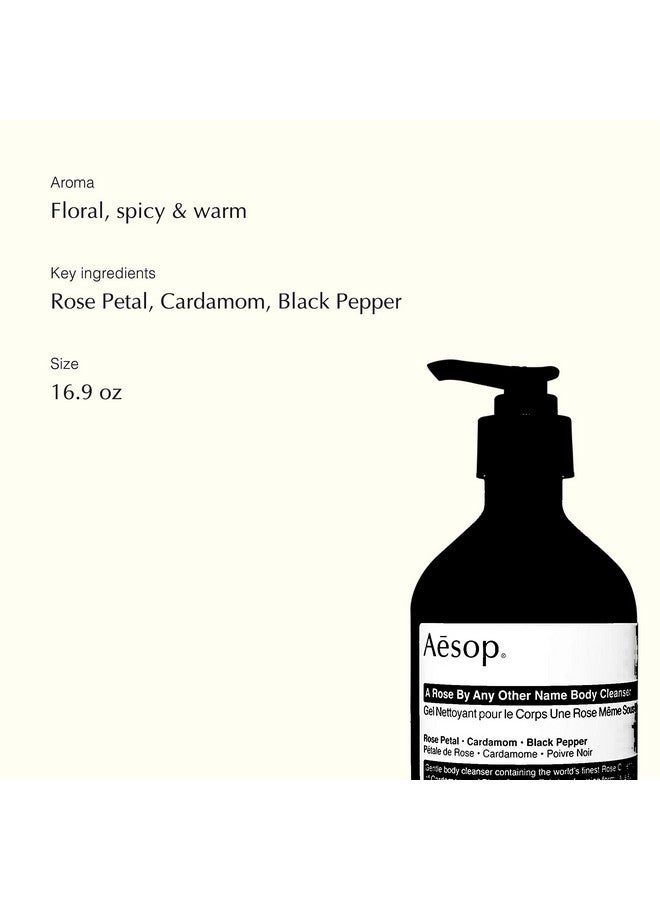 Aesop إيسوب غسول الجسم باسم آخر وردة؛ 500مل/16.9 أونصة سائلة؛ خالي من البارابين ومناسب للنباتيين - Image 4