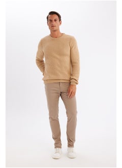 DeFacto Man Tricot Standart Fit Crew Neck Long Sleeve Pullover  - Image 4