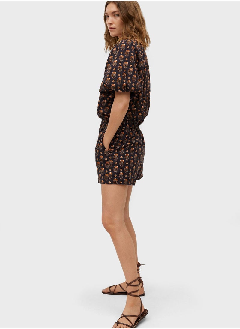 MANGO - Balloon Sleeves Off Shoulder Top - Image 1