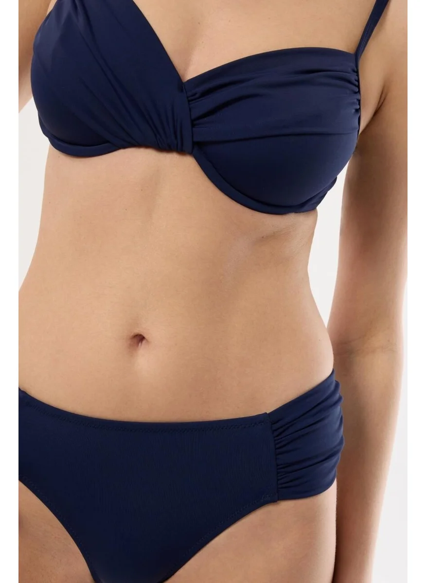 Ayyıldız 40705 Navy Blue Minimizer Bikini Set