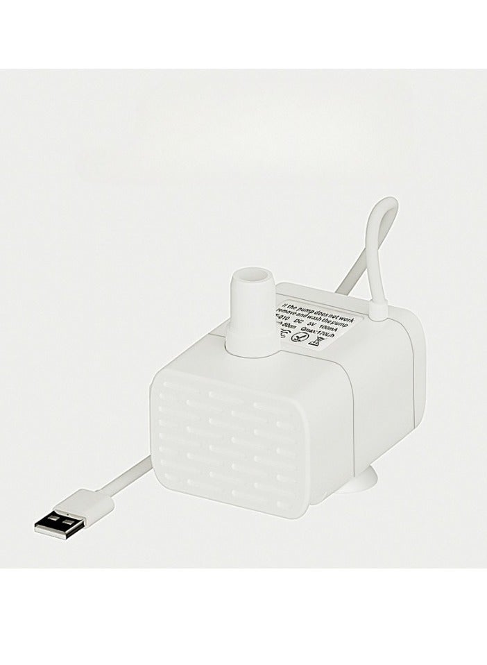 Submersible Usb Small Fountain Pumps, Quiet Usb Fountain Pump Electric Brushless, Pet Quiet Outdoor Small Fountain, [ordinary Model] Water Shortage, Power Outage, Water Pump With Light, 2 Meters Cord) - Image 3