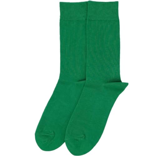 tiemart Men's Socks, One Pair (Kelly Green Solid) - Image 4