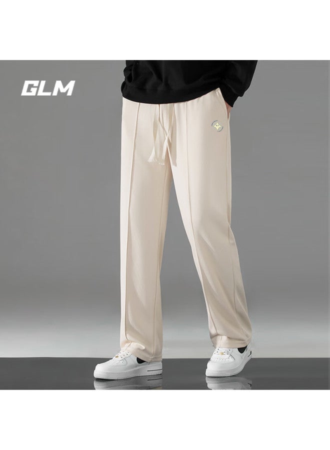 Glm Men's Casual Pants Autumn Loose Straight Leg Fashion Trend Slimming Sports All-match Men's Trousers - Image 1
