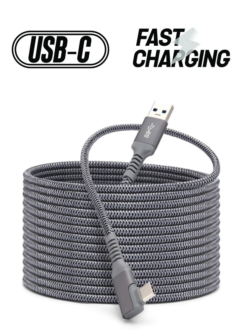 KASTWAVE Link Cable Compatible for Oculus Quest 2 20ft, Fast Charing & PC Data Transfer USB C 3.2 Gen1 Cable for VR Headset and Gaming PC - Image 1