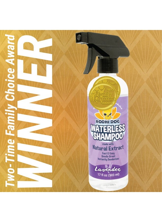 Bodhi Dog - Waterless Shampoo | Natural Dry Shampoo For Dogs Or Cats | Neutralizes Pet Odor | No Rinse Required | Made With Natural Extracts | Vet Approved Made In Usa (Lavender, 17 Fl Oz) - Image 1