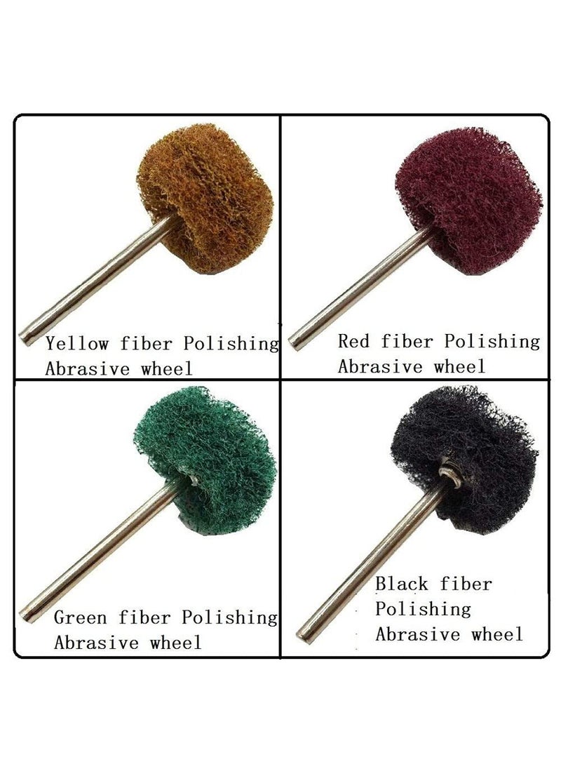 DIY Crafts Diy Crafts 11402 10530 Multistyle Mini Abrasive Wheel Buffing Polishing Set for Dremel Rotary Tool Multicolor 30 Piece  - Image 2