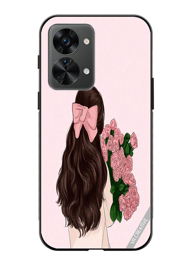 VR CREATIVE Protective Case Cover For OnePlus Nord 2T Lovely Flower Design Multicolour - Image 1