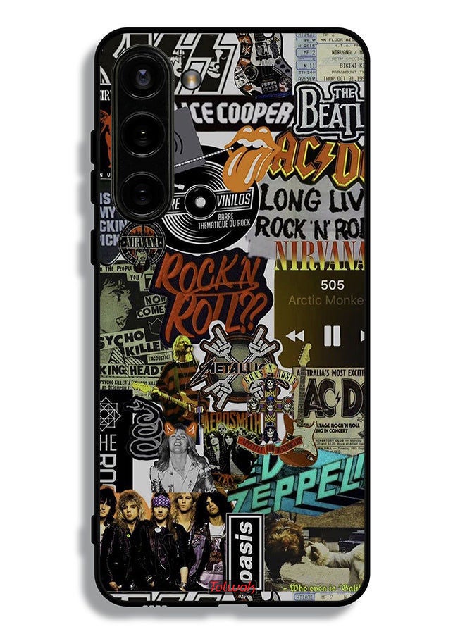 Tolwak غطاء حماية لهاتف Samsung Galaxy S23 Plus 5G Long Live Rock N Roll - Image 3