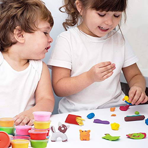 Cutedeer Air Dry Clay Kit 36 Colors Modeling Clay for Kids Soft Squishy Molding with Sculpting Tools and Tutorials Arts Crafts Gift for Boys Girls - Image 5