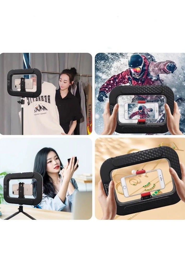 Loquat LED Video Light Kit,2500K-8500K 20W Photography Studio Light with Phone Holder for Video Recording, Game Streaming - Image 3